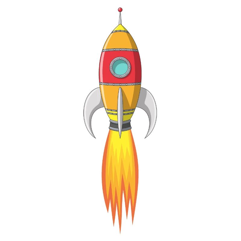 Startende Rakete