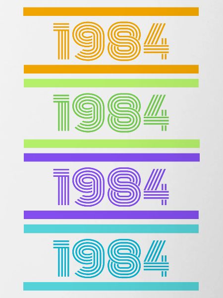 1984 Retro Stripes