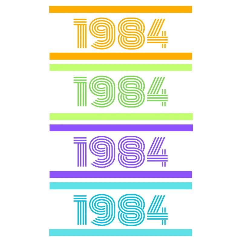 1984 Retro Stripes