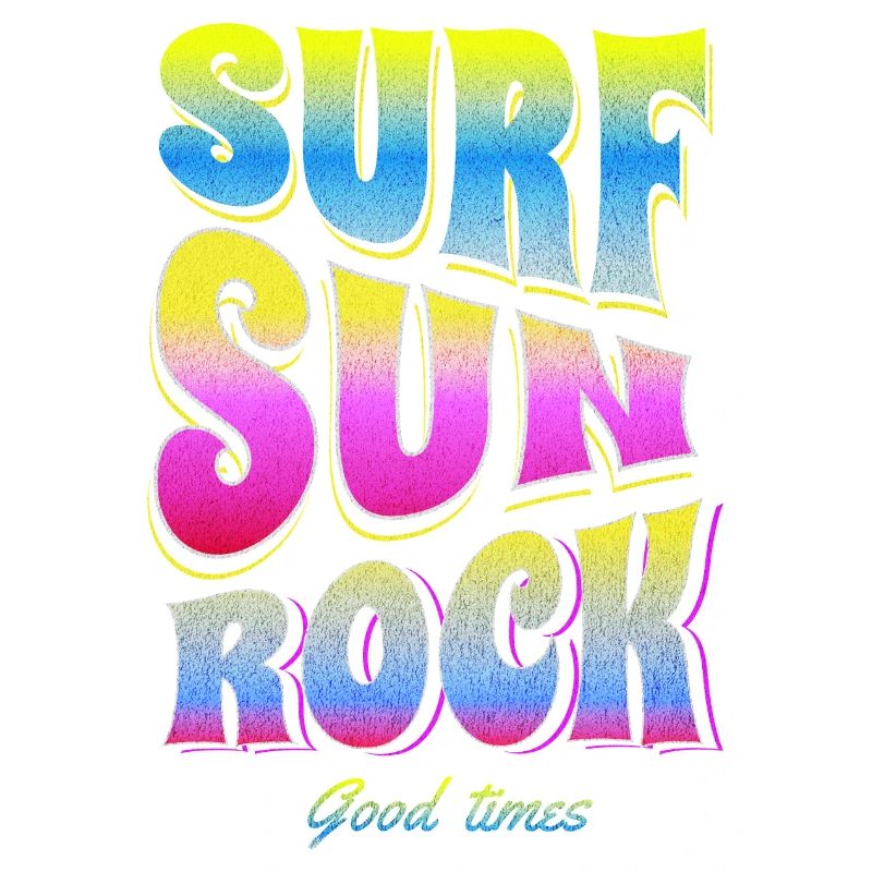 vacances d'été surf soleil rock