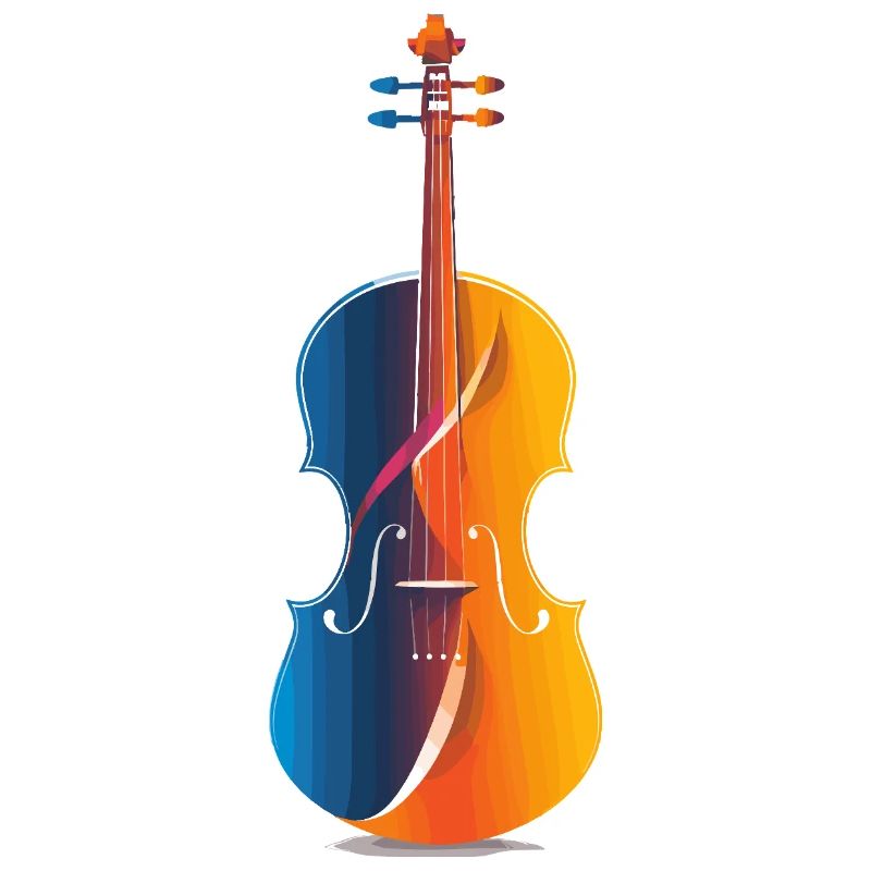Violin Comic Look