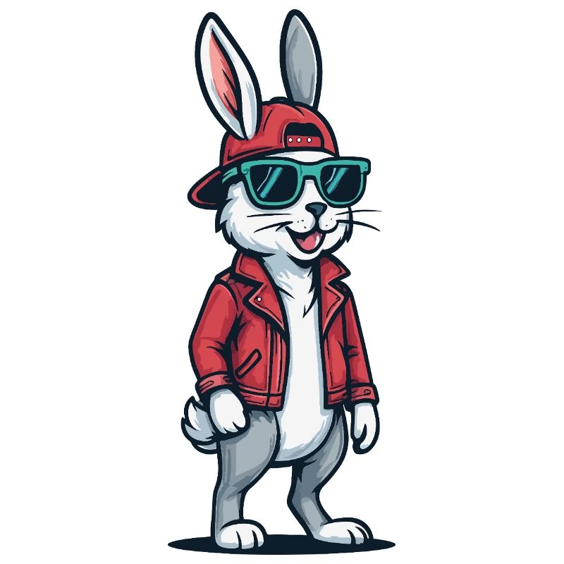 Lapin de rue cool