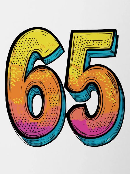 65 Symbole numérique