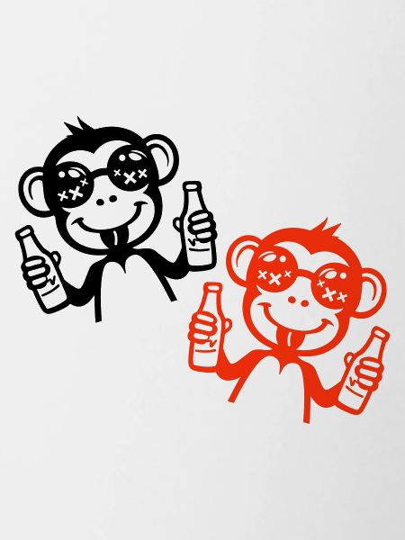 Monkey Beer Party Drunk