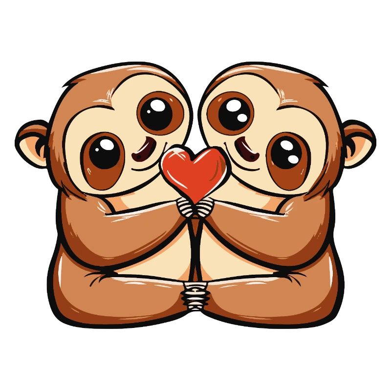 Sloth Couple Valentine's Day