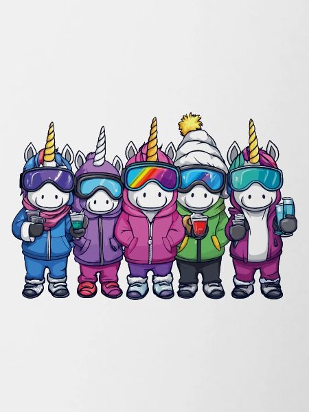 Einhorn Team Ski Urlaub