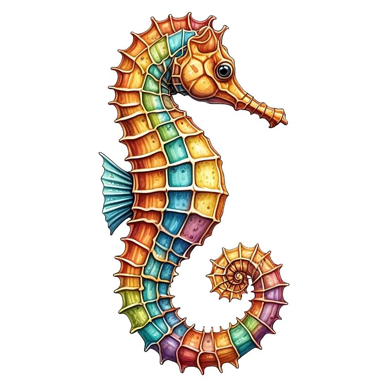 Joli hippocampe décoratif