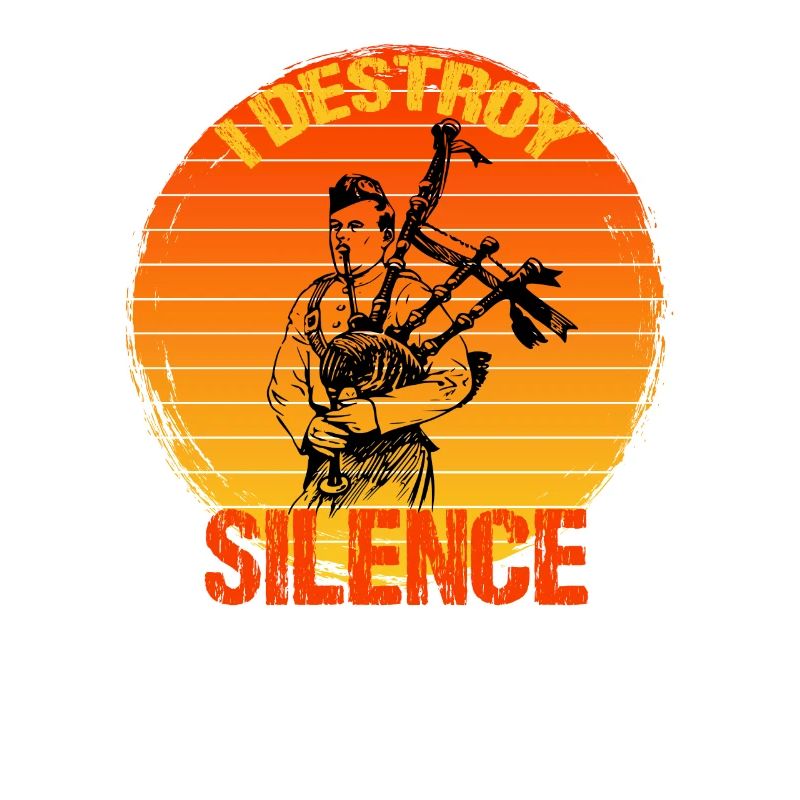 Dudelsack I Destroy Silence BagPiper