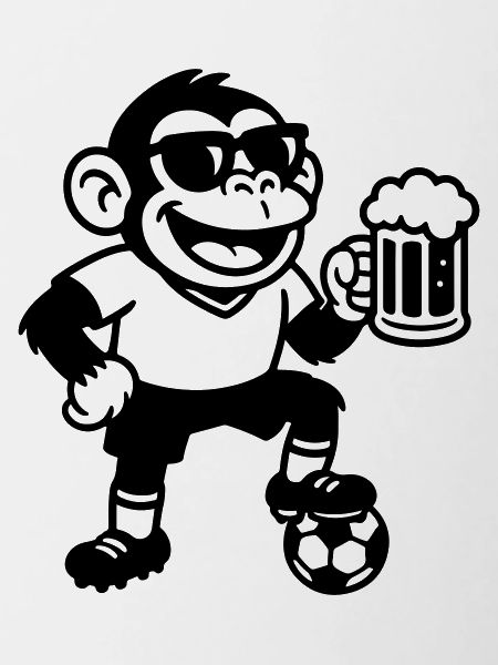 Monkey Footballer Beer
