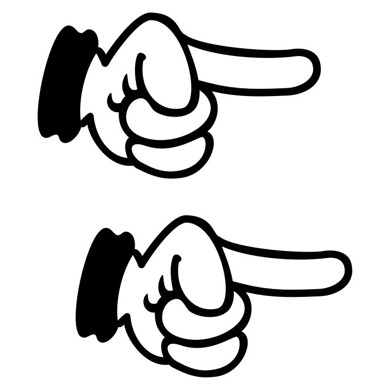 pointing finger / Zeigefinger (3c)