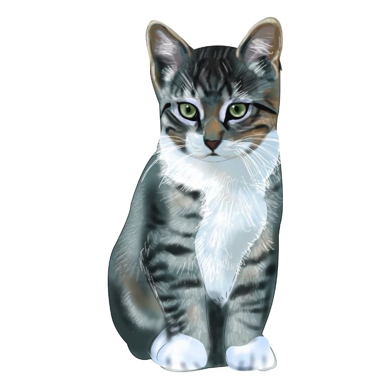 gray cat