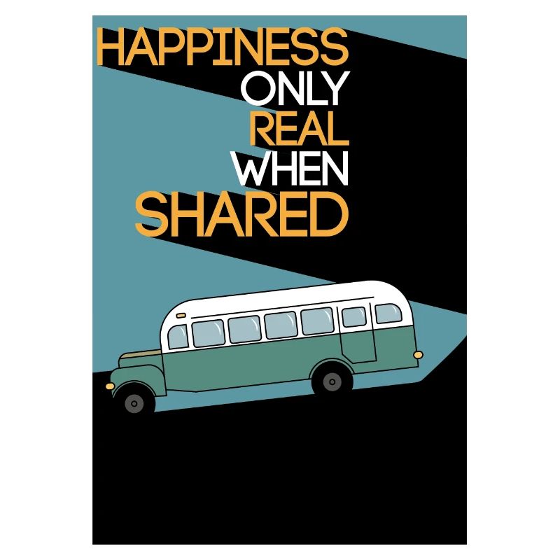 Into The Wild - Magic Bus Flatdesign