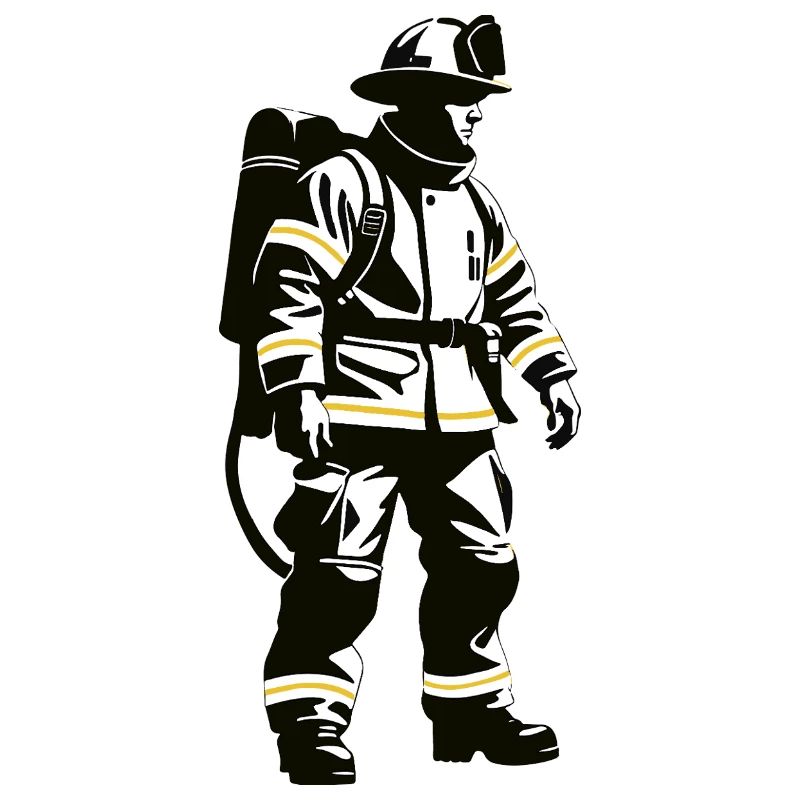 Firefighter - Profession Design Sticker