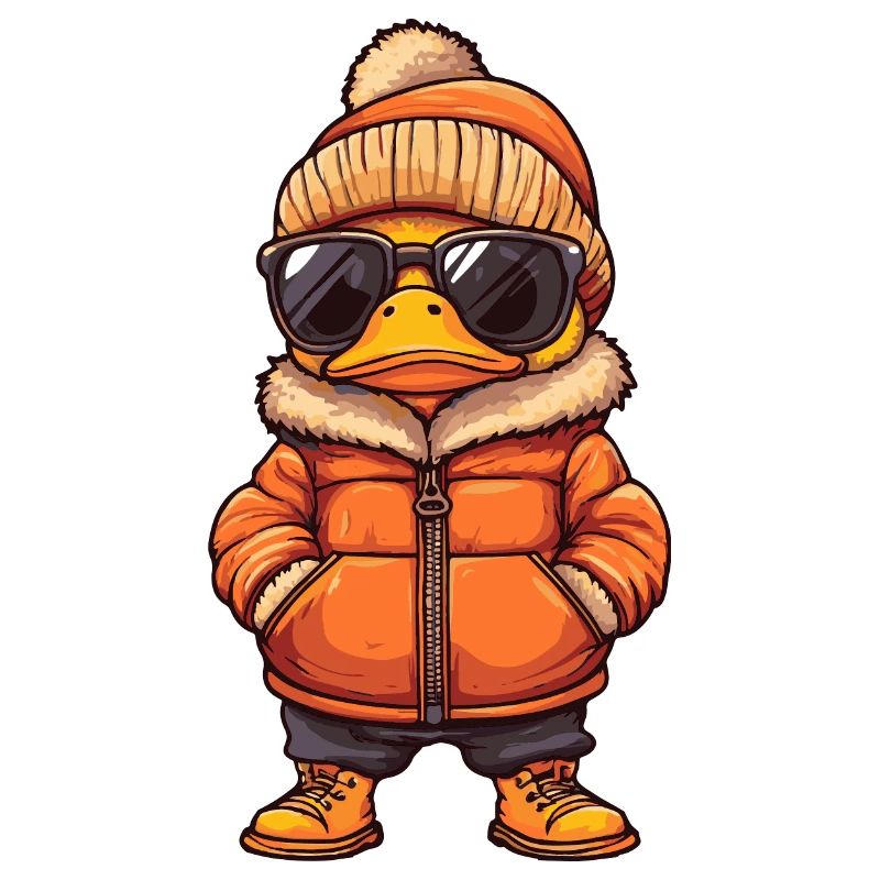 Duck Winter Comic