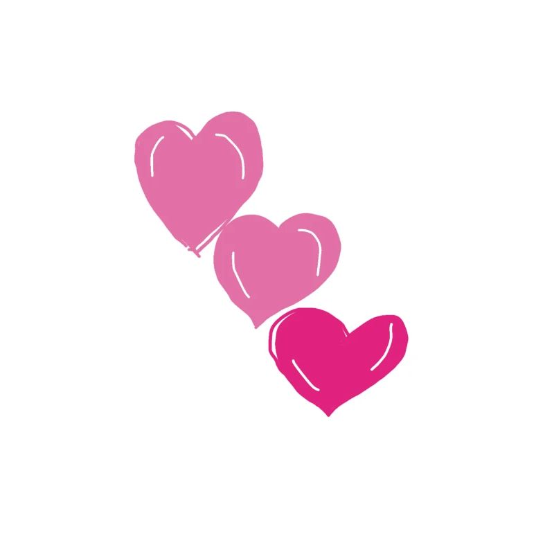 Herzen pink 3