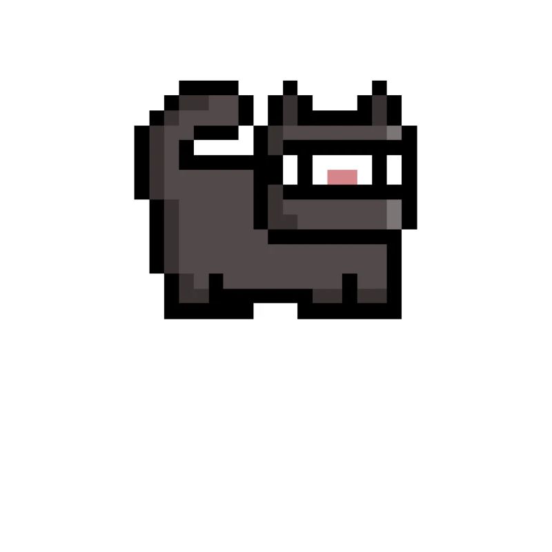 Retro Ninja Katze