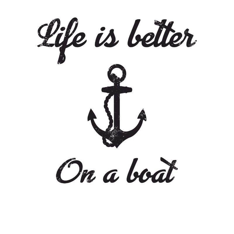 Das Leben auf einem Boot ist besser