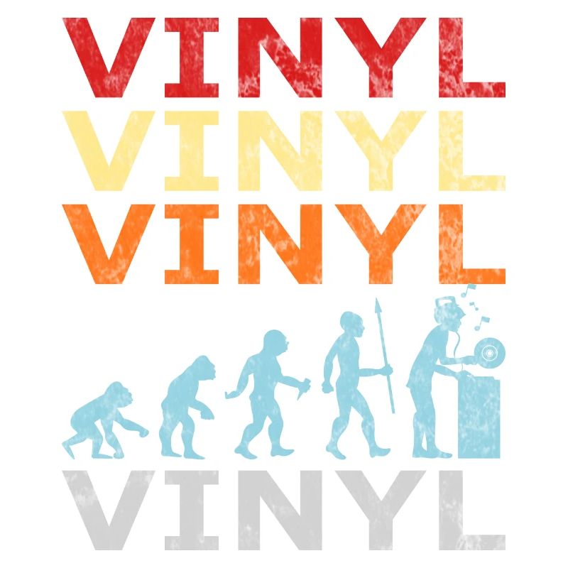 Disque Vinyle Retro Vintage Evolution DJ