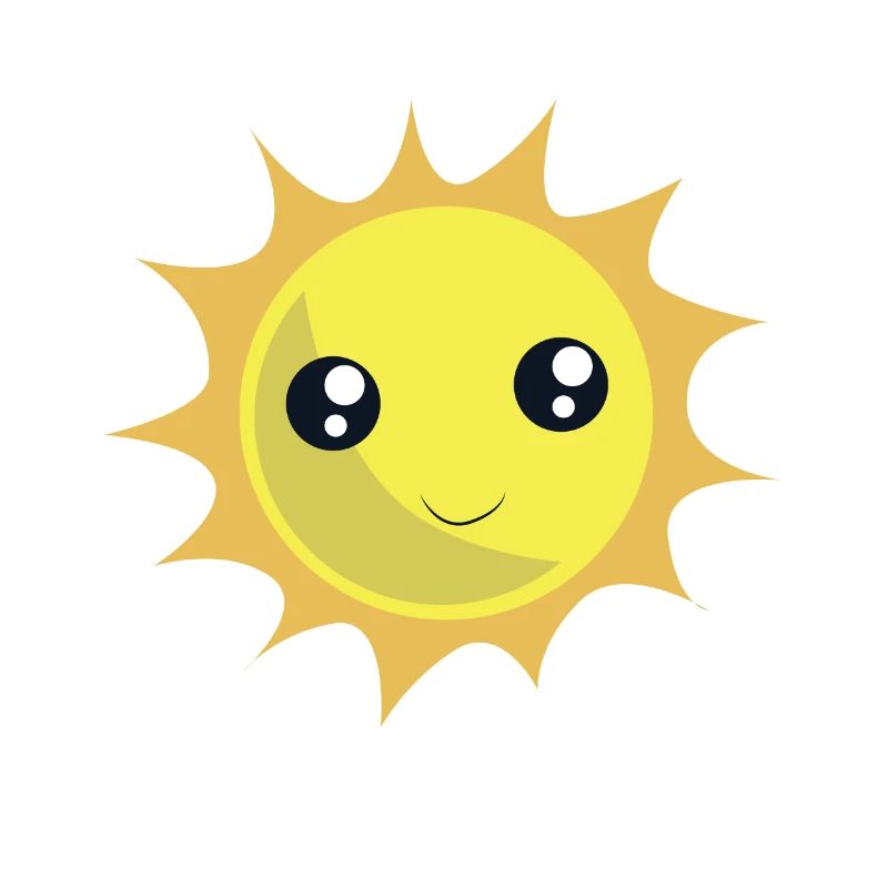 Smiling sun
