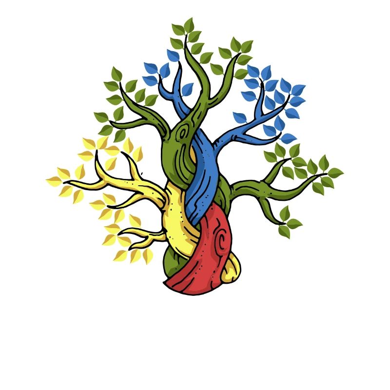 Tree oak forest nature lover branches gift