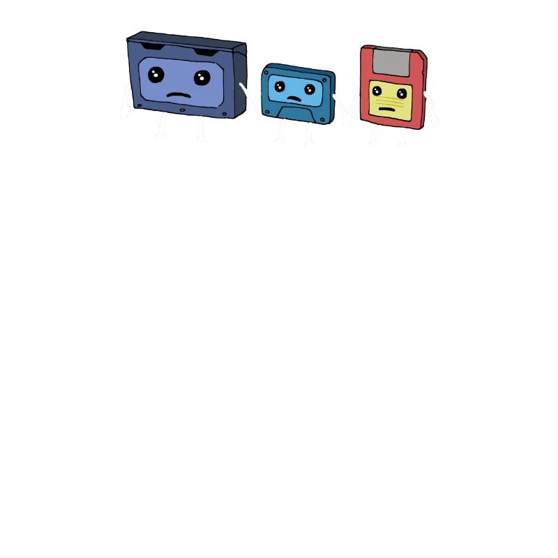 Kassette Diskette VHS Retro Kindheitserinnerung