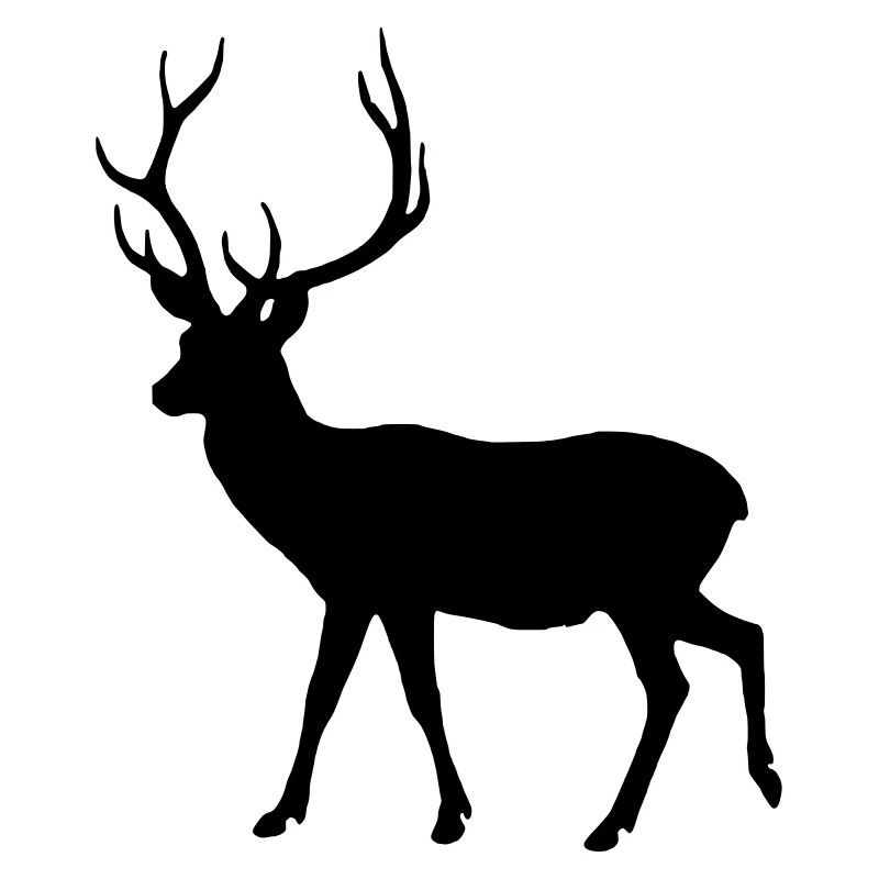 Silhouette de cerf