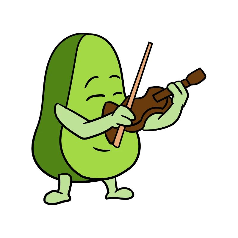 Avocat jouant du violon