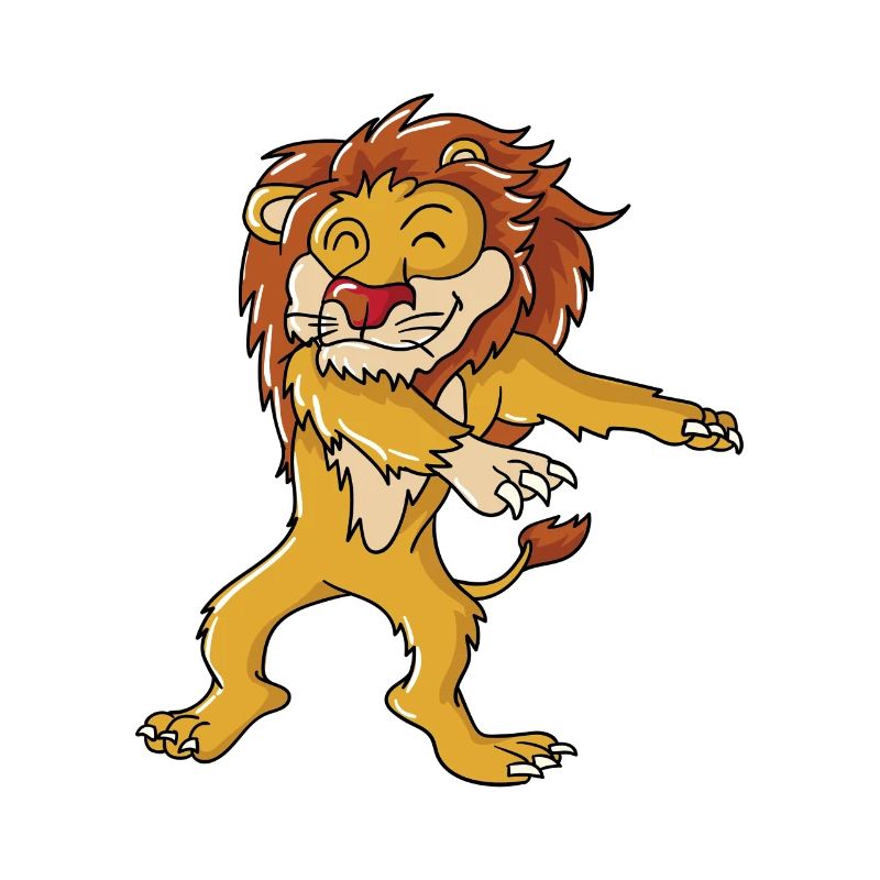 Flossing Lion