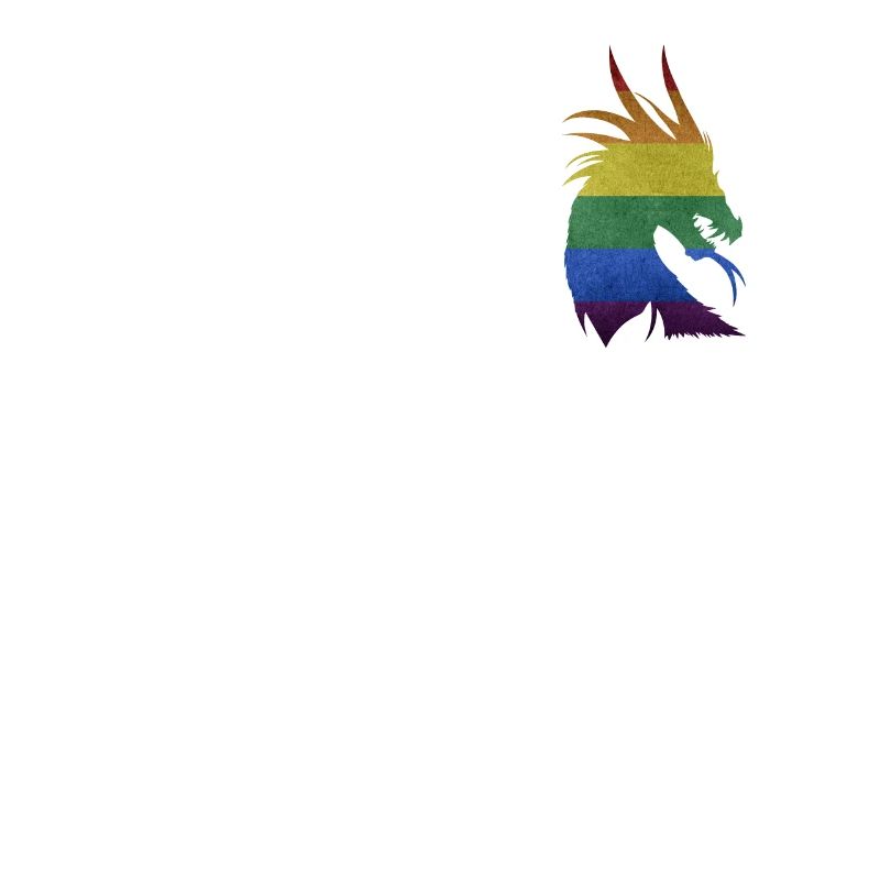 LGBT Regenbogen Drache