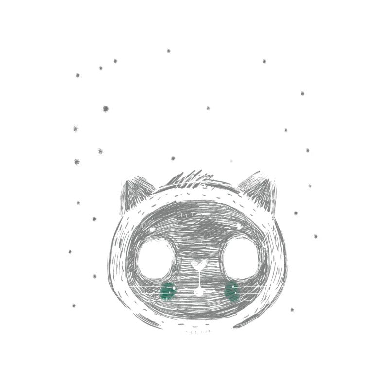 Effrayant chat Halloween Spooktober