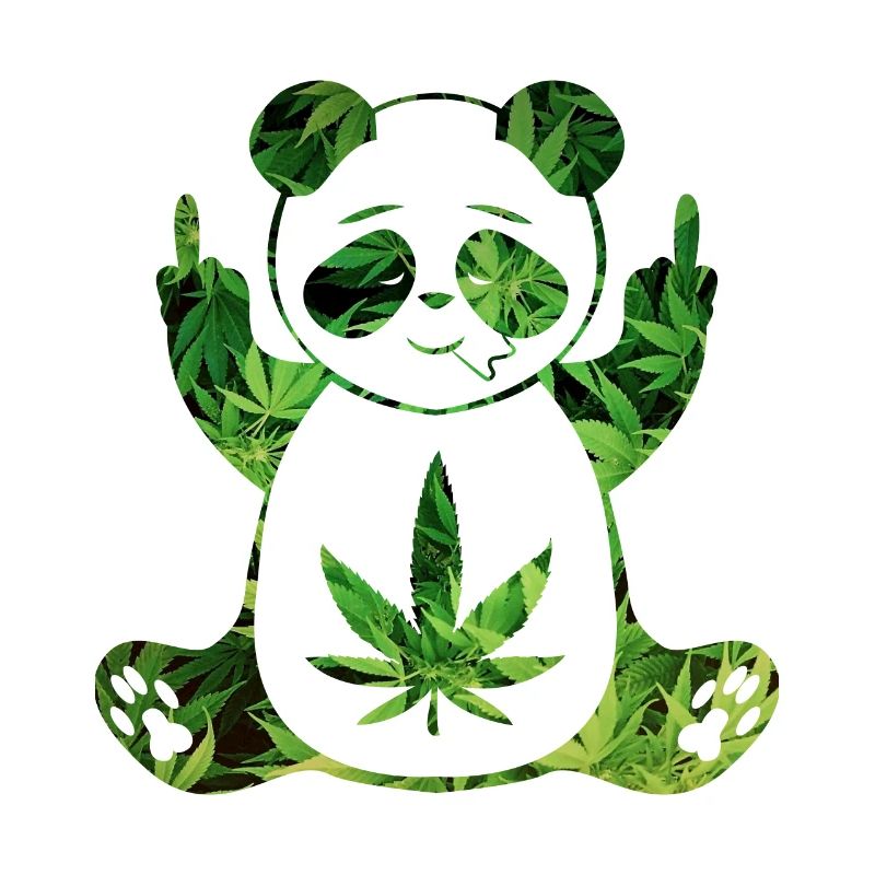 Panda stoned weed
