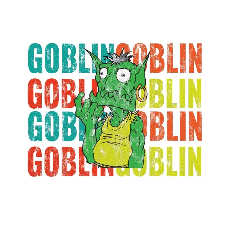 Retro Goblin Distressed Look