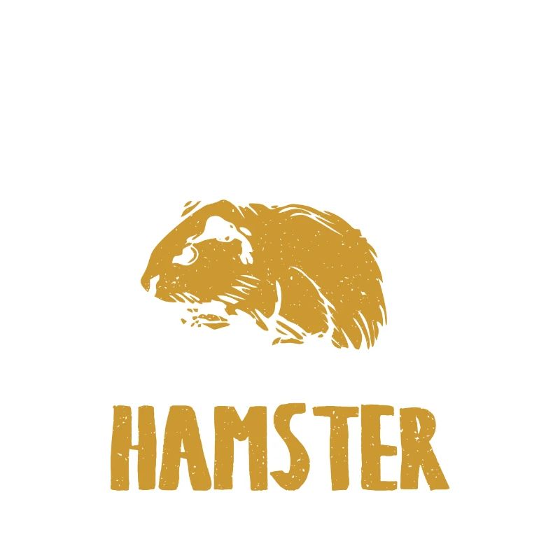 Motif affectueux et hamster