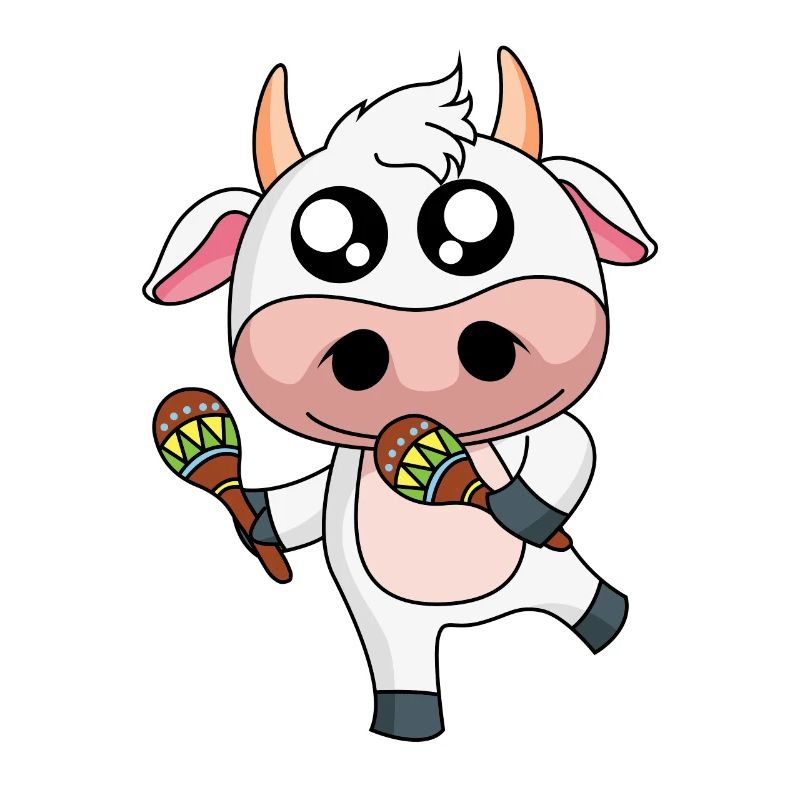 Salsa Dancing Dairy Cow