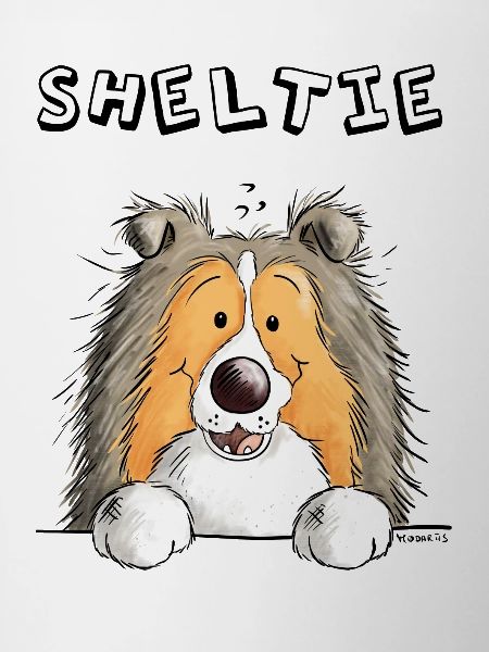 Neugieriger Sheltie