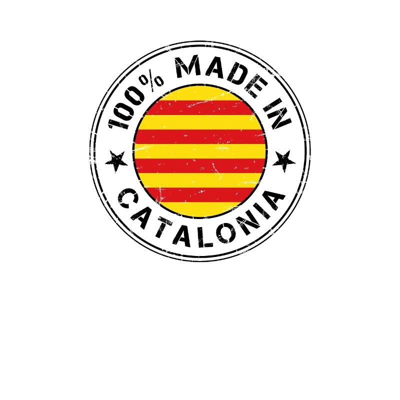Fabriqué en Catalogne drapeau catalan drapeau