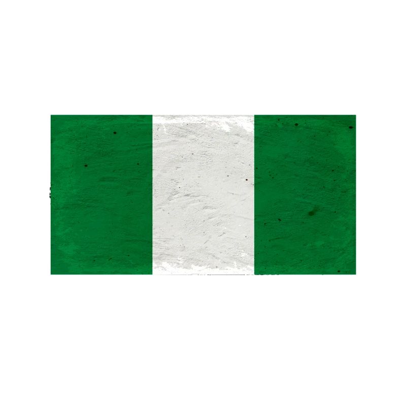 Texture du drapeau du Nigeria