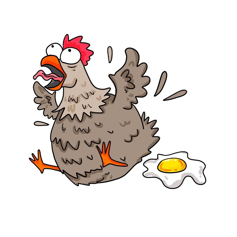 Funny chicken