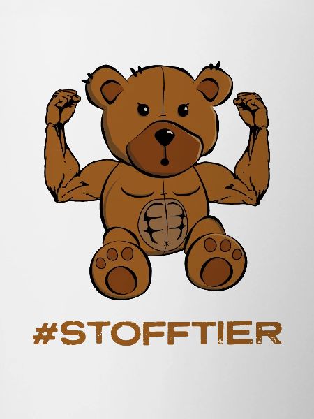 Teddy bear on anabolic steroids