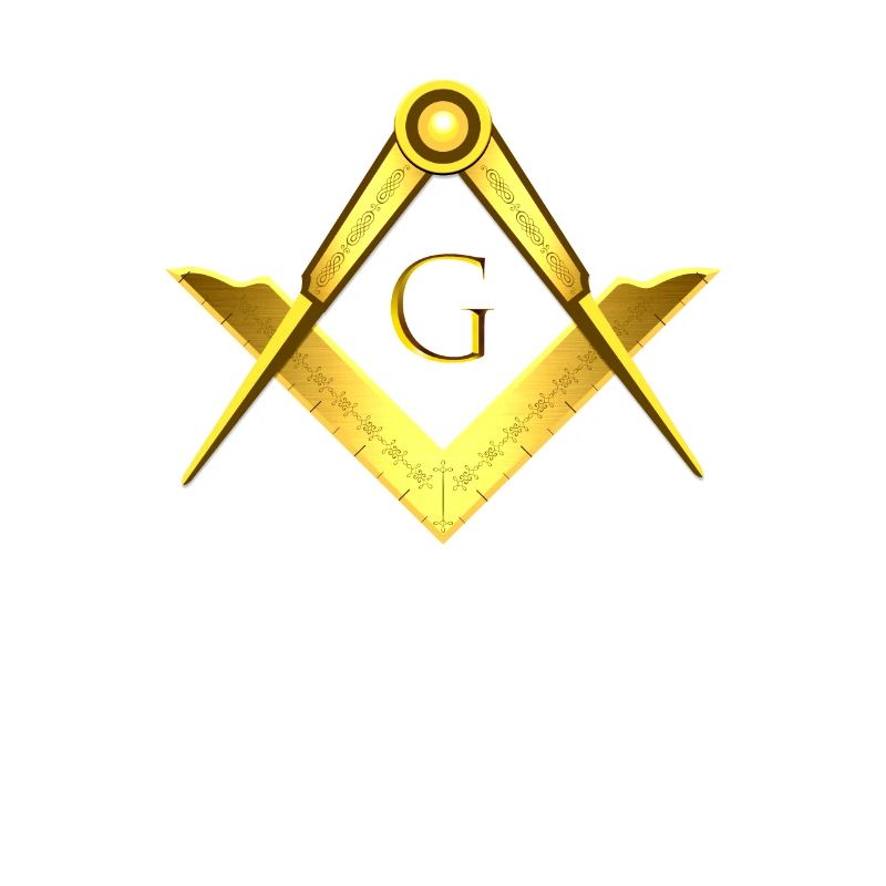 Franc-maçon Symbole Angle Boussole Or Franc-Maçonnerie