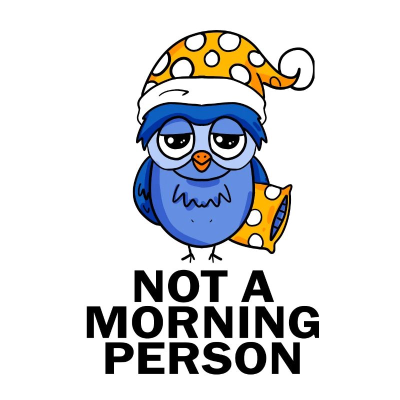 Early riser owl sleeping