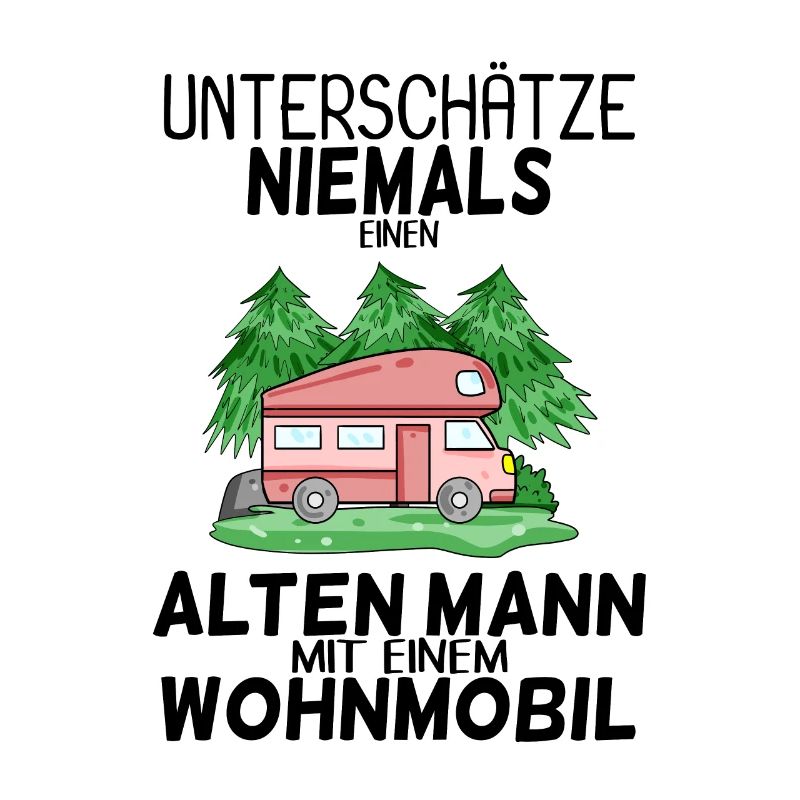 Alter Mann Wohnmobil