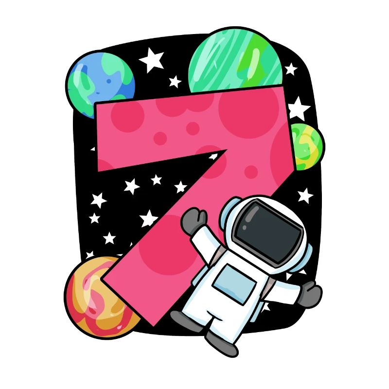 7 Geburtstag Junge - 7 Jahre alt - Ich bin 7
