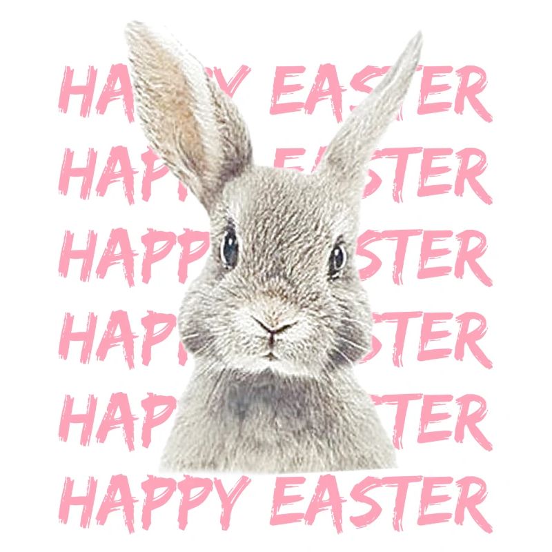 Pastellhase mit Easter-Muster