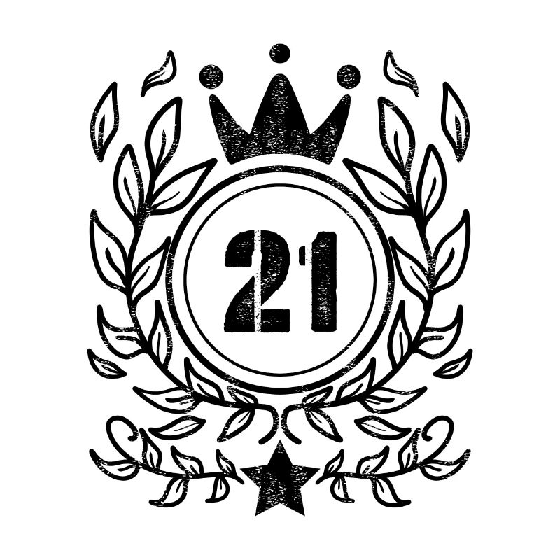 Couronne de 21 ans - 21 ans