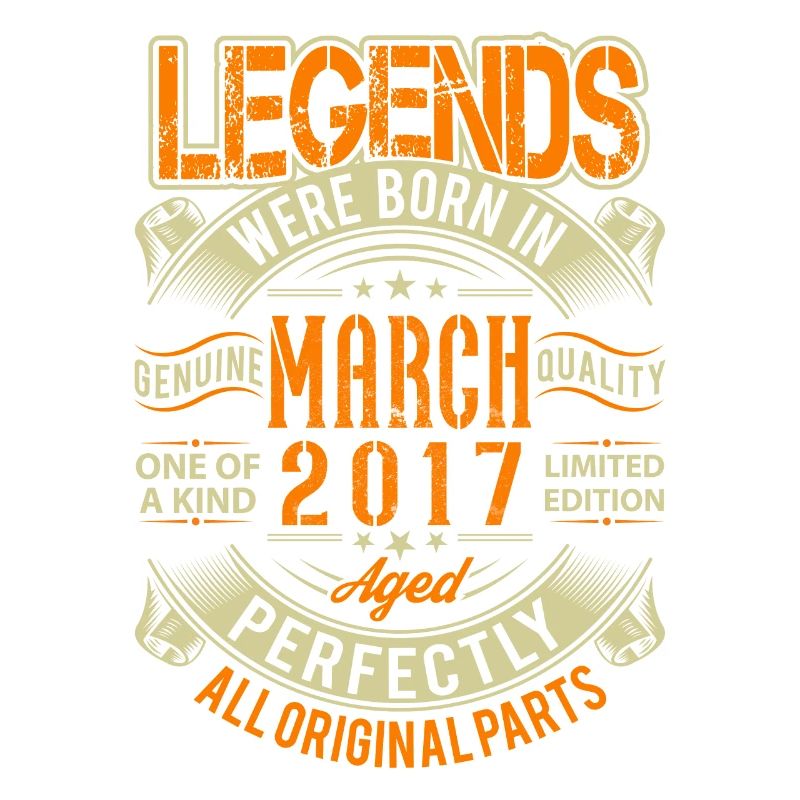 Légende d’anniversaire de mars 2017