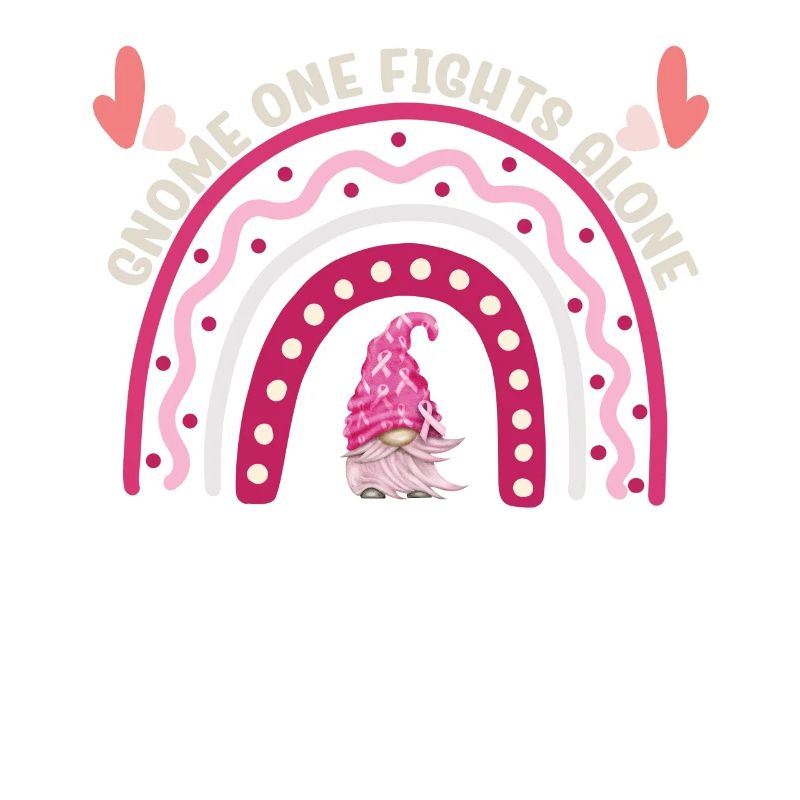 Gnome One Fights Alone Brustkrebs