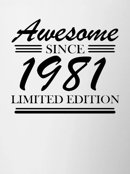 1981 - Born 1981