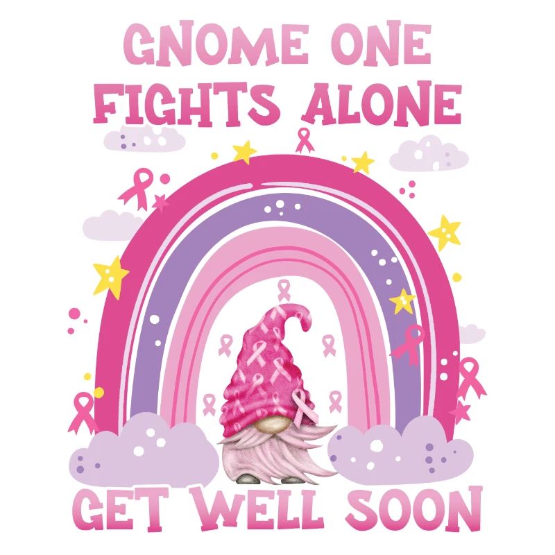 Gnome One Fights Alone Brustkrebs