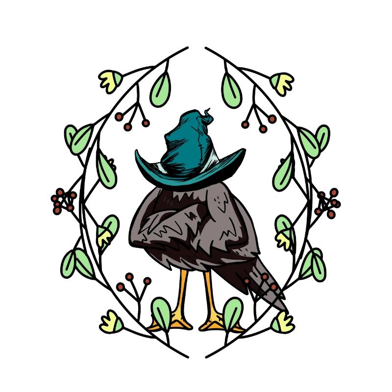 Début du printemps Corbeau Sleepy Hat Spring